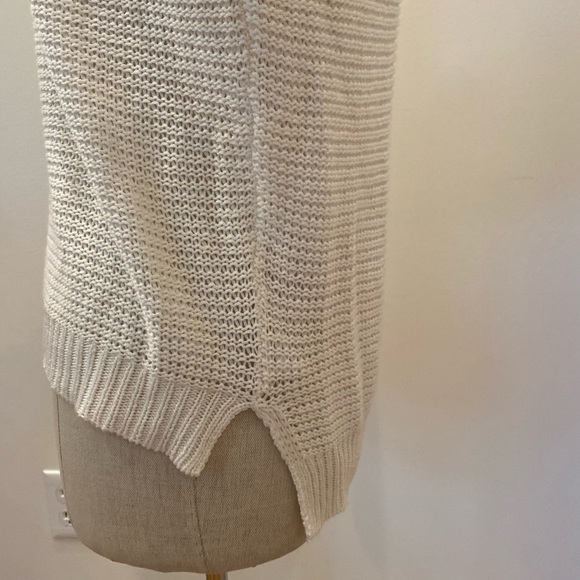 RD Style Womens Long Sleeve White Sweater with Shoulder Arm Cutouts/ Size M - Picture 10 of 16